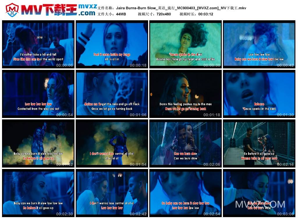 Jaira Burns-Burn Slow_英语_流行_MC900403